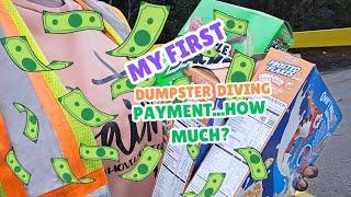 YOUTUBE PAID ME FOR DUMPSTER DIVING!