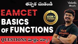 Basics of Functions Class 11 | Questions మాత్రం పక్కా | EAMCET 2024 | Maths EAMCET 2024 Preparation