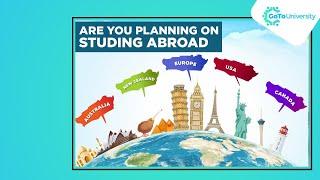 Are you planning to study abroad? | Training & Visa Guidance | GotoUniversity | #studyabroad