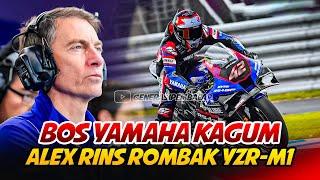 PILIHAN TEPATBOS YAMAHA KAGUM, DIBEKALI MESIN GANAS ALEX RINS SUKSES JINAKKAN YZR-M1 MELESAT JUARA