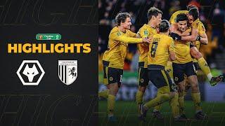 Jimenez and Ait-Nouri send us through | Wolves 2-0 Gillingham | Highlights