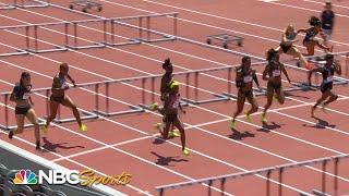 Keni Harrison gets season's best in women's 100m hurdles at 2021 USATF Golden Games | NBC Sports