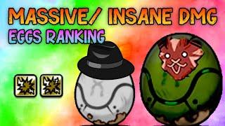 Battle Cats - Ranking All EGGS With MASSIVE/ INSANE DMG From WORST to BEST!!