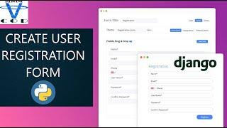 Django User-Registration Form | sign-up  | How To Create Register Form In Django | All In One Code