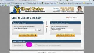 Host gator 1 Cent Coupon