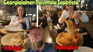 Testissä Georgialainen Ravintola. Hatsapuri & Khinkali Herkuttelua Sopotissa!