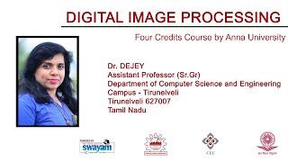 SWAYAM INFLIBNET MOOC on Digital Image Processing