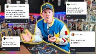 15k SUBSCRIBER Q&A + My Pokémon Journey as a Collector & Vendor: Best Advice for Becoming a Vendor