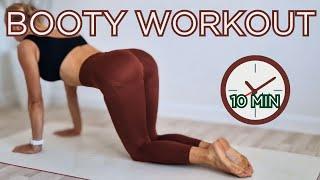 10 Min BOOTY Workout, Low Intensity (EASY) Exercises, Best Glutes Workouts, Train Your Butt At HOME