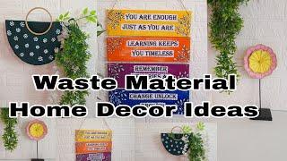 Waste material home decor ideas||Waste material craft ideas|| home decoration