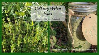 Delicious Herbal Salts ~ The simplest herbal preparation you'll ever make!