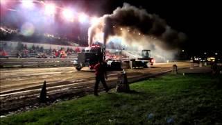 Fpp Pa Posse Semi Trucks Pulling at Clearfield Pa (2014 finals) 9-6-14