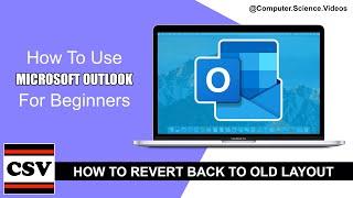 How to SWITCH Back to the Classic Version of Microsoft Outlook On a Mac Using the Desktop App - New