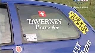 Rally du Valais 2006 Herve Taverney crashes onboard