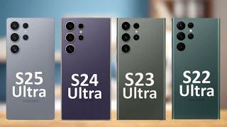 Samsung Galaxy S25 Ultra Vs Samsung Galaxy S24 Ultra Vs Samsung S23 Ultra Vs Samsung S22 Ultra