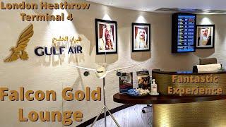 (4K) Simple & Fantastic - GULF AIR Falcon Gold Lounge Experience (طيران الخليج) - London Heathrow T4