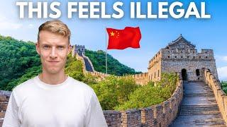 WE CAMPED on The GREAT WALL OF CHINA 