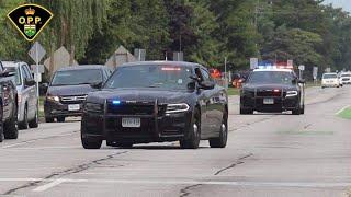 Responding With Speed - 2 O.P.P. Dodge Chargers - Lights & Sirens