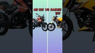 NS 125 VS RAIDER COMPARISON SHORTS  MOTOBOTS INFO #shorts #ns125 #raider