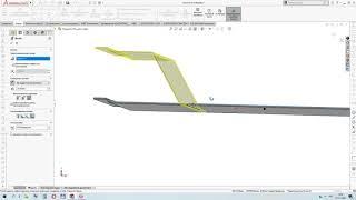 SolidWorks. Листовой металл. Инструмент Изгиб