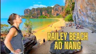 Railey Beach is Thailand's HIDDEN Gem - Ao Nang, Krabi