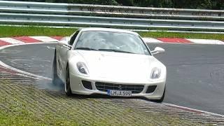 Nürburgring ITALIAN cars CONTINUE DRIVING AFTER CRASH, FAILS & ACTION / Touristenfarhten 2024