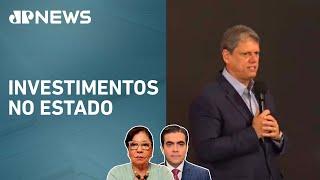 Tarcísio de Freitas apresenta balanço do segundo ano de governo; Dora Kramer e Vilela avaliam