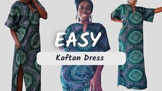 How to Sew a Kaftan Dress || Kaftan Cutting and Stitching