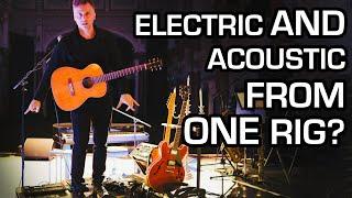 Combining electric & acoustic guitars live - Jon's Kemper Rig Rundown. Woman To Woman UK Tour