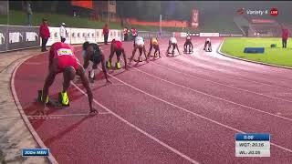 Bayanda Walaza breaks South Africa's U20 Record in the men's 200m ,20.08 ,,ASA Grand Prix II