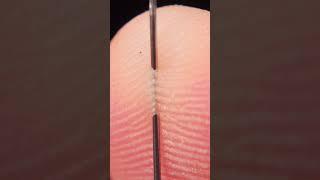 Syringe and finger #asmr #macro #macro_object