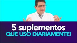 0s cinco suplementos que mais utilizo no meu dia a dia | Dr Juliano Teles