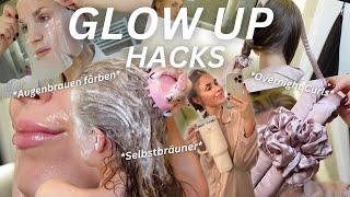 10 HACKS FÜR EINEN GLOW UP ÜBER NACHT  | Overnight Curls, Selbstbräuner & vieles mehr 