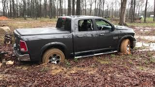 RAM 1500 got stuck in the mud