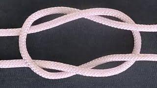 Sea knots - reef knot / Прямой узел