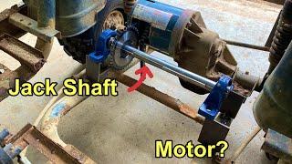 Golf Cart Engine Swap - Jackshaft