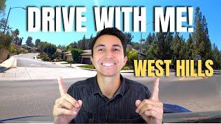 WEST HILLS DRIVING TOUR! | Los Angeles Neighborhood Tour in The Valley!