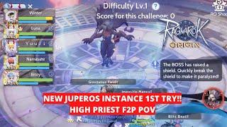 Ragnarok Origin Juperos Instance High Priest Full Support F2P Gameplay !!!!