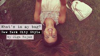 Что в моей сумке? Нью-Йорк стайл || What's in my bag?  New York City Style || Olga Rojas
