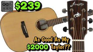 $240 Firefly Acoustic Vs $2000 Taylor 410 !!! Side By Side Sound Test!! Is There A $1700 Difference?