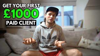 How to Get Your First £1000 Copywriting Client (Free Course)