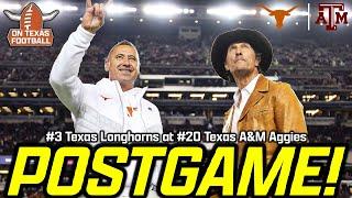 OTF LIVE Postgame | #3 Texas Longhorns vs. #20 Texas A&M Aggies | Quinn Ewers Performance