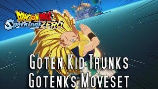 Dragon Ball Sparking ZERO Goten, Kid Trunks, and Gotenks Moveset