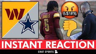 Commanders News: INSTANT REACTION After 34-26 LOSS vs. Cowboys | What The F*** Was That?!?