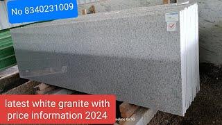 latest white granite with price information 2024, premium white granite