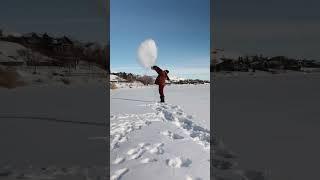 February in Saskatchewan… #fyp #hockeytiktoks #cameraguy #canadawinter #saskatchewan