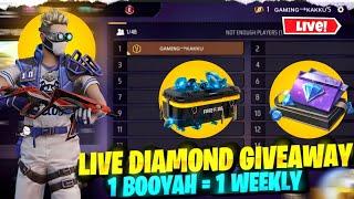  FF UNLIMITED DIAMONDS WEEKLY GIVEAWAY CUSTOM   IN BD  NEPAL SERVER  Weekly GIVEAWAY CUSTO