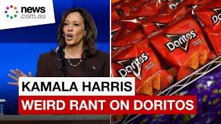 Kamala Harris goes on weird rant talking about Doritos