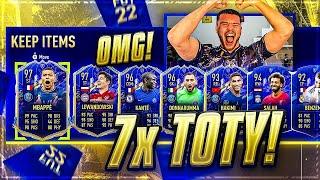 7 TOTYS!! In jedem Pack TOTY oder NOMINEE  FIFA 22 Pack Opening eskaliert komplett