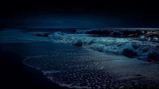 Ocean sounds for Positive Energy to Deep Sleep/Relax Mind Body, Inner Peace with Ocean wave at night